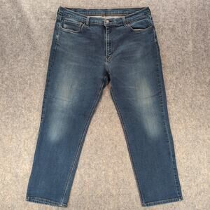 Levis 541 Jeans Mens 38x30 Blue Athletic Tapered Stretch Denim Medium Wash